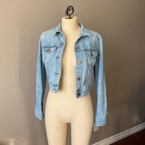J Crew Cropped Denim Jacket